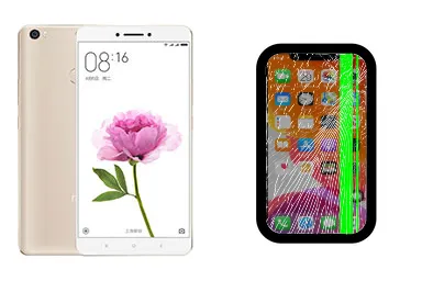 Xiaomi Mi Max junto a una avería de Pantalla, ofreciendo reparación de Pantalla de Xiaomi Mi Max en Santifer iRepair