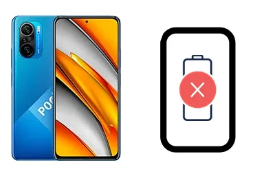 Xiaomi Poco F3 junto a una avería de Batería, ofreciendo reparación de Batería de Xiaomi Poco F3 en Santifer iRepair