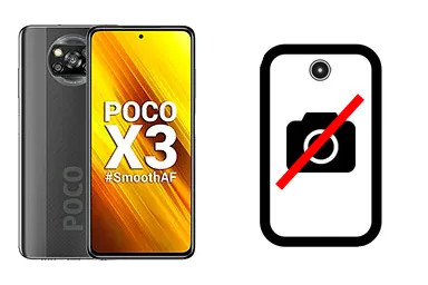 Xiaomi Poco X3 junto a una avería de Cámara delantera, ofreciendo reparación de Cámara delantera de Xiaomi Poco X3 en Santifer iRepair