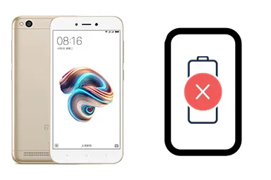 Xiaomi Redmi 5A junto a una avería de Batería, ofreciendo reparación de Batería de Xiaomi Redmi 5A en Santifer iRepair