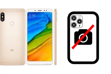 Xiaomi Redmi Note 5 junto a una avería de Cámara trasera, ofreciendo reparación de Cámara trasera de Xiaomi Redmi Note 5 en Santifer iRepair