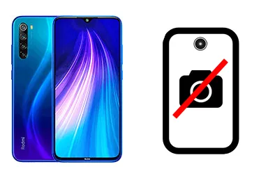 Xiaomi Redmi Note 8 junto a una avería de Cámara delantera, ofreciendo reparación de Cámara delantera de Xiaomi Redmi Note 8 en Santifer iRepair