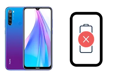 Xiaomi Redmi Note 8T junto a una avería de Batería, ofreciendo reparación de Batería de Xiaomi Redmi Note 8T en Santifer iRepair