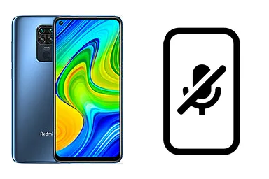 Xiaomi Redmi Note 9 junto a una avería de Micrófono, ofreciendo reparación de Micrófono de Xiaomi Redmi Note 9 en Santifer iRepair