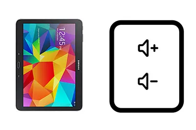 Cambiar Botones de volumen de Samsung Galaxy Tab 4 10.1 LTE Imagen de Cambiar Botones de volumen de Samsung Galaxy Tab 4 10.1 LTE